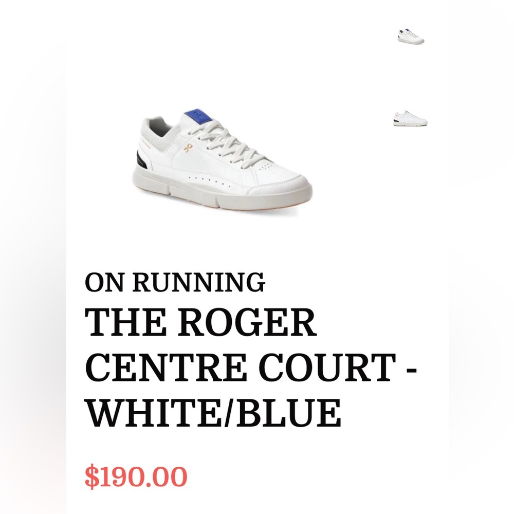 On “The Roger Center Court” worn twice and decided I needed another size. EUC
